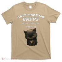 Cat ForWomen Funny Cat For Cat DadMom Love T-Shirt thumb 0