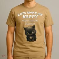 Cat ForWomen Funny Cat For Cat DadMom Love T-Shirt thumb 3