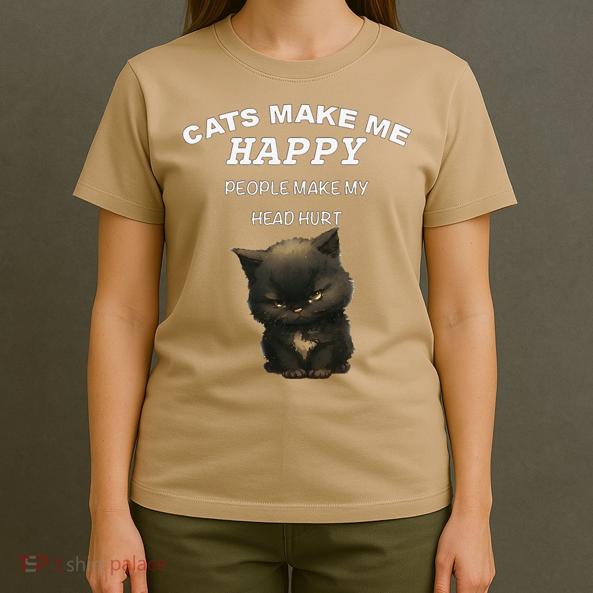 Cat ForWomen Funny Cat For Cat DadMom Love T-Shirt