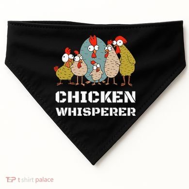 Chickens For Farmers Chicken Keepers & Chicken Whisperer USA-Made Doggie Bandana