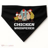 Chickens For Farmers Chicken Keepers & Chicken Whisperer USA-Made Doggie Bandana thumb 0
