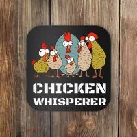 Chickens For Farmers Chicken Keepers & Chicken Whisperer Coaster thumb 0