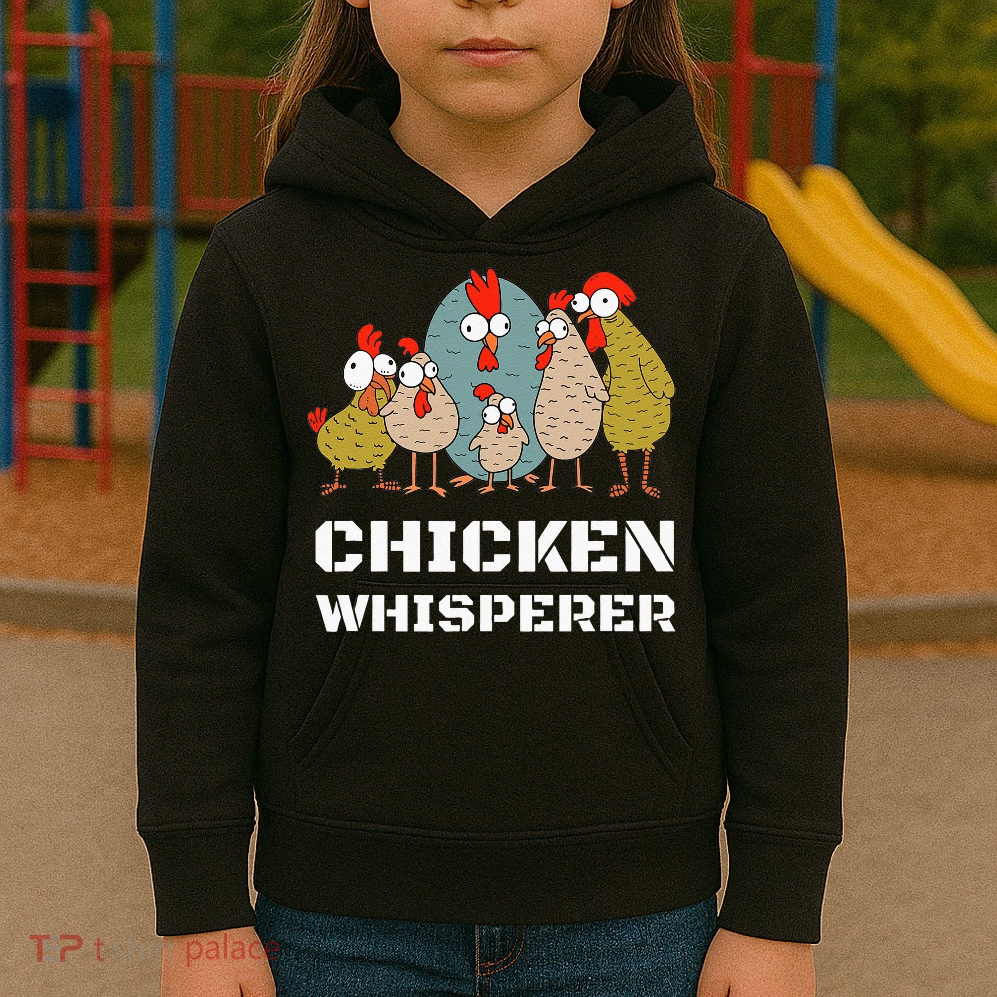 Chickens For Farmers Chicken Keepers & Chicken Whisperer Kids Hoodie