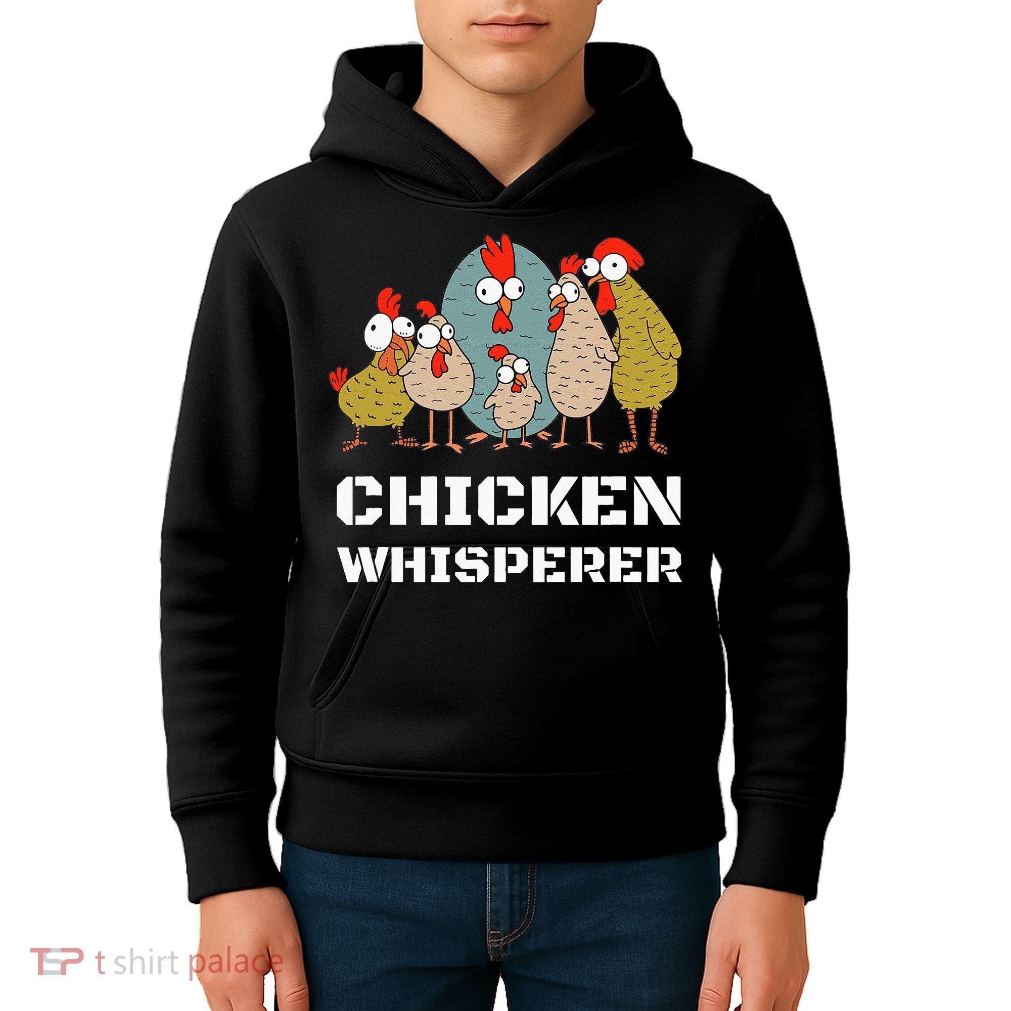 Chickens For Farmers Chicken Keepers & Chicken Whisperer Kids Hoodie