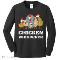 Chickens For Farmers Chicken Keepers & Chicken Whisperer Kids Long Sleeve Shirt thumb 0