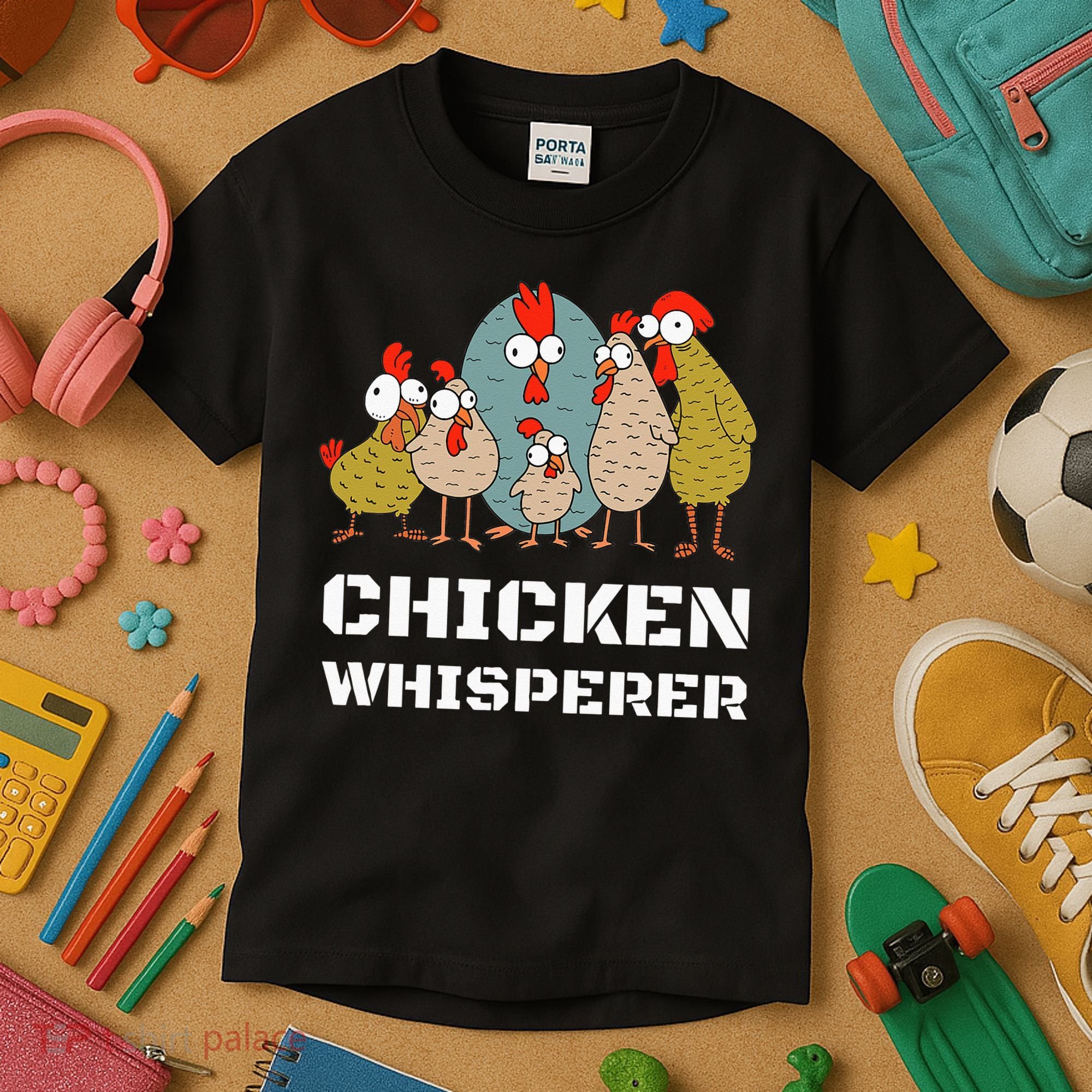 Chickens For Farmers Chicken Keepers & Chicken Whisperer Kids T-Shirt