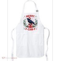 Christmas F-Caw-F Funny Raven XMas Apron thumb 0