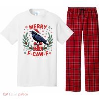 Christmas F-Caw-F Funny Raven XMas Pajama Set thumb 0