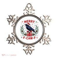 Christmas F-Caw-F Funny Raven XMas Ornament thumb 0