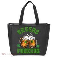 Cheers Fuckers Funny St Patrick's Day Beer Tote Bag thumb 0