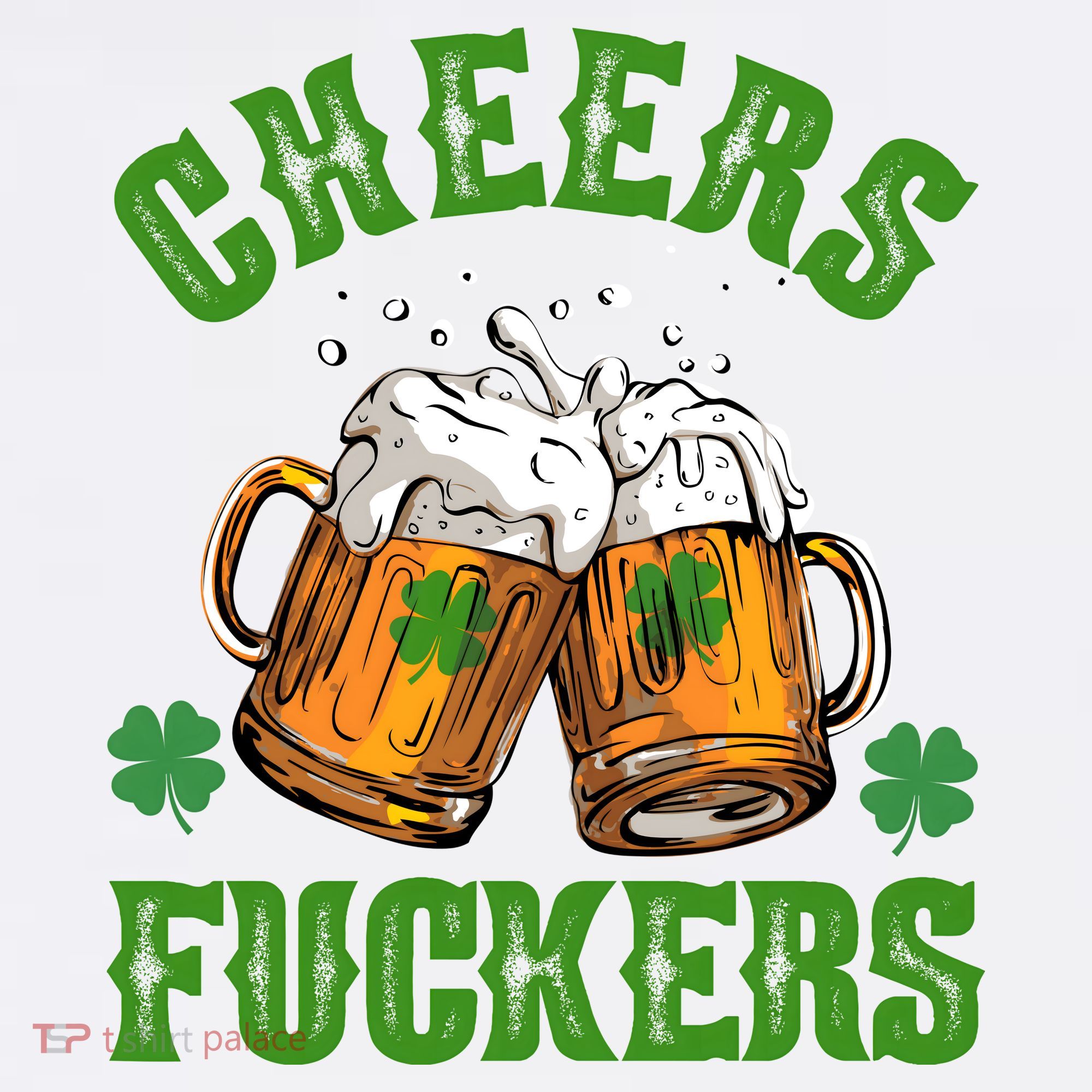 Cheers Fuckers Funny St Patrick's Day Beer Women's Hoodie