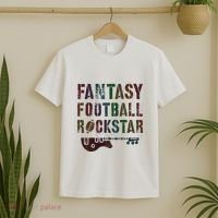 Cute Fantasy Football Rockstar King Rockstar Newbie King T-Shirt thumb 2