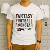 Cute Fantasy Football Rockstar King Rockstar Newbie King T-Shirt thumb 6