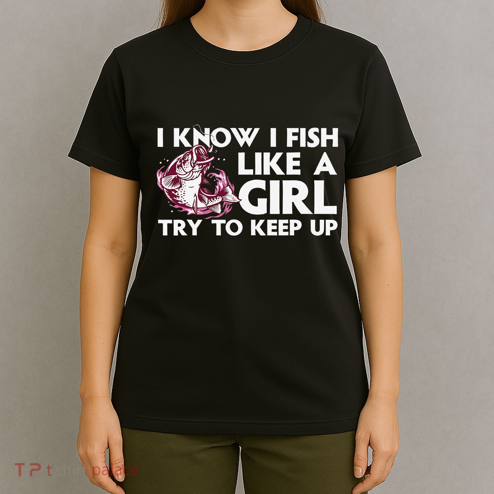 Cool Fishing For Trout Angler Bass Fish Hunting T-Shirt