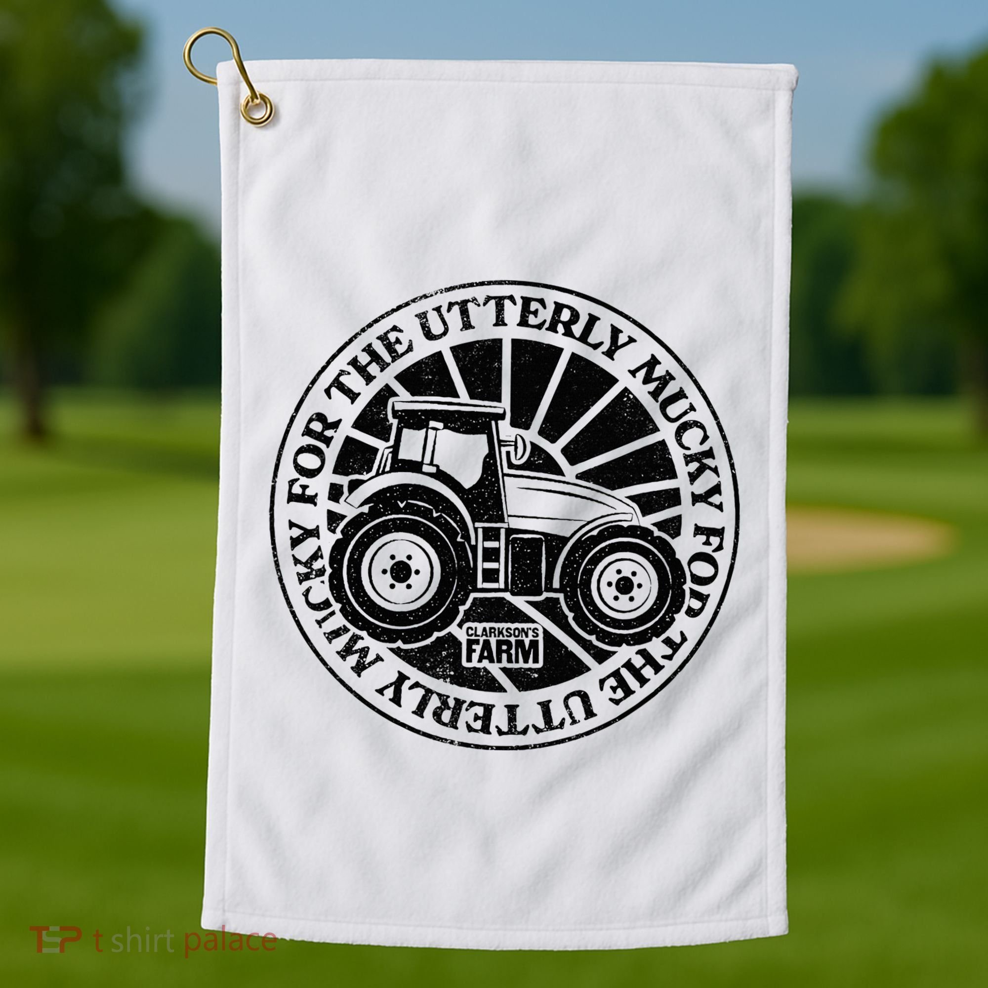 ClarksonS Farm For The Utterly Mucky Golf Towel
