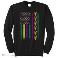 Crawfish Fleur-De-Lis Flag Mardi Gras  Sweatshirt thumb 0