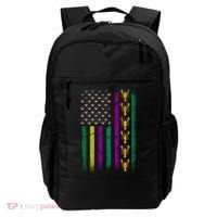Crawfish Fleur-De-Lis Flag Mardi Gras  Backpack thumb 0