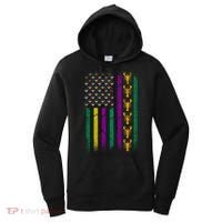 Crawfish Fleur-De-Lis Flag Mardi Gras  Women's Hoodie thumb 0