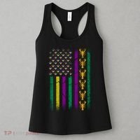 Crawfish Fleur-De-Lis Flag Mardi Gras  Women's Tank Top thumb 3