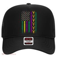 Crawfish Fleur-De-Lis Flag Mardi Gras  Hat thumb 0