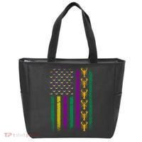 Crawfish Fleur-De-Lis Flag Mardi Gras  Tote Bag thumb 0