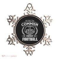 Commissioner Fantasy Football Funny Commish Ornament thumb 0