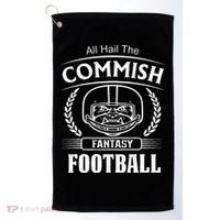 Commissioner Fantasy Football Funny Commish Golf Towel thumb 0