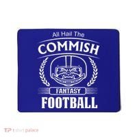 Commissioner Fantasy Football Funny Commish Mousepad thumb 0