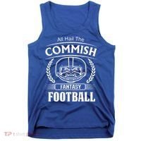 Commissioner Fantasy Football Funny Commish Tank Top thumb 0