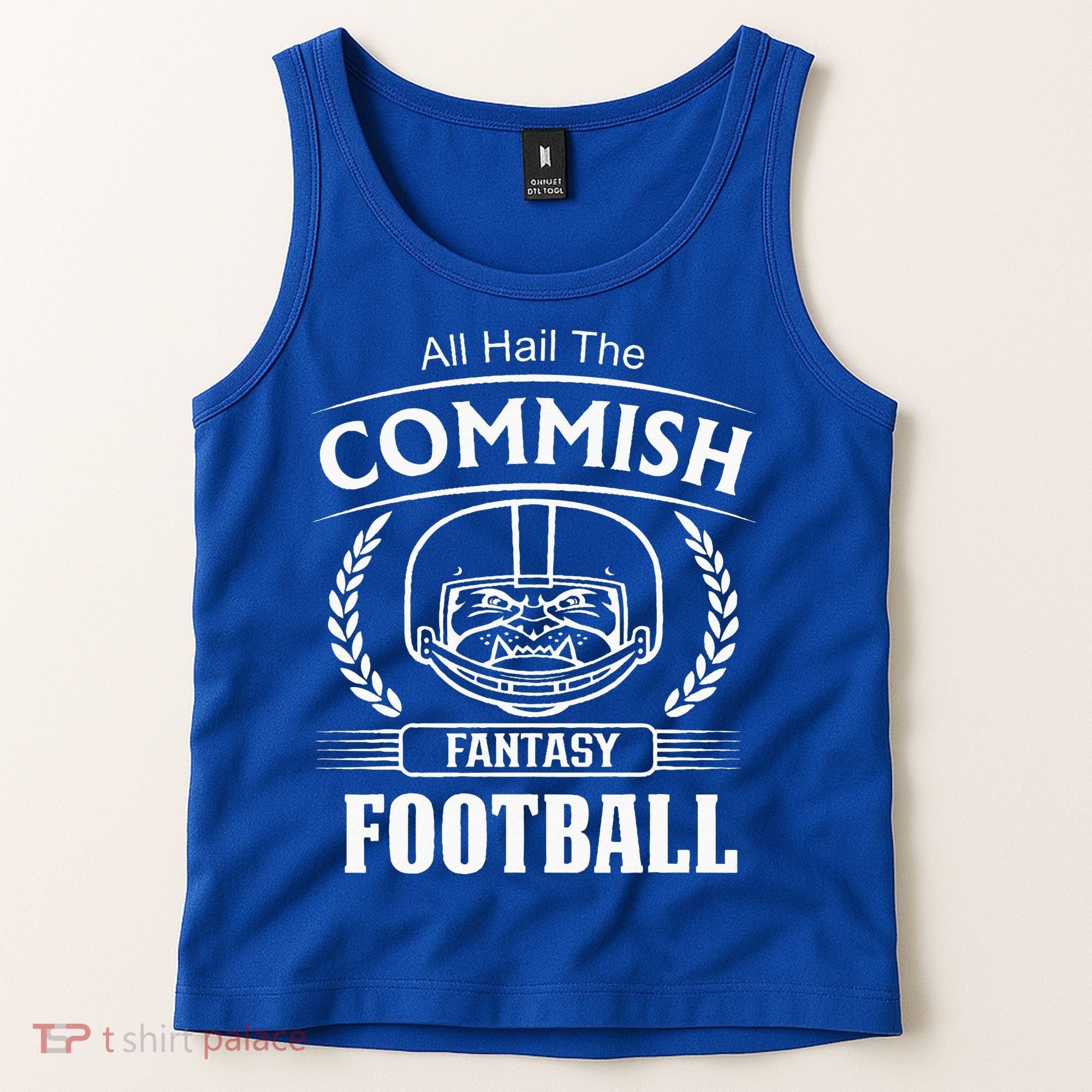 Commissioner Fantasy Football Funny Commish Tank Top
