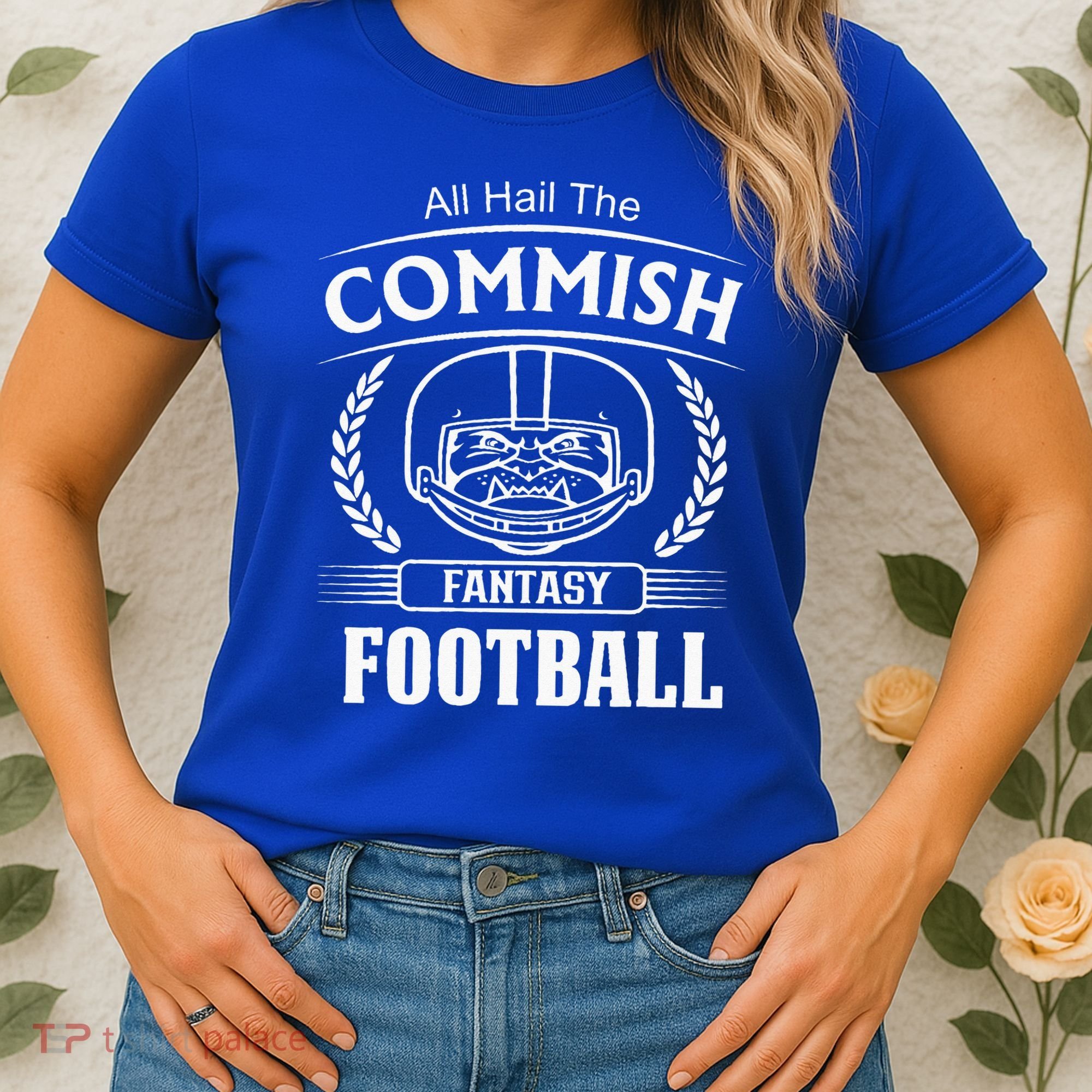 Commissioner Fantasy Football Funny Commish Women's T-Shirt