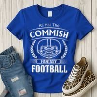Commissioner Fantasy Football Funny Commish Women's T-Shirt thumb 3