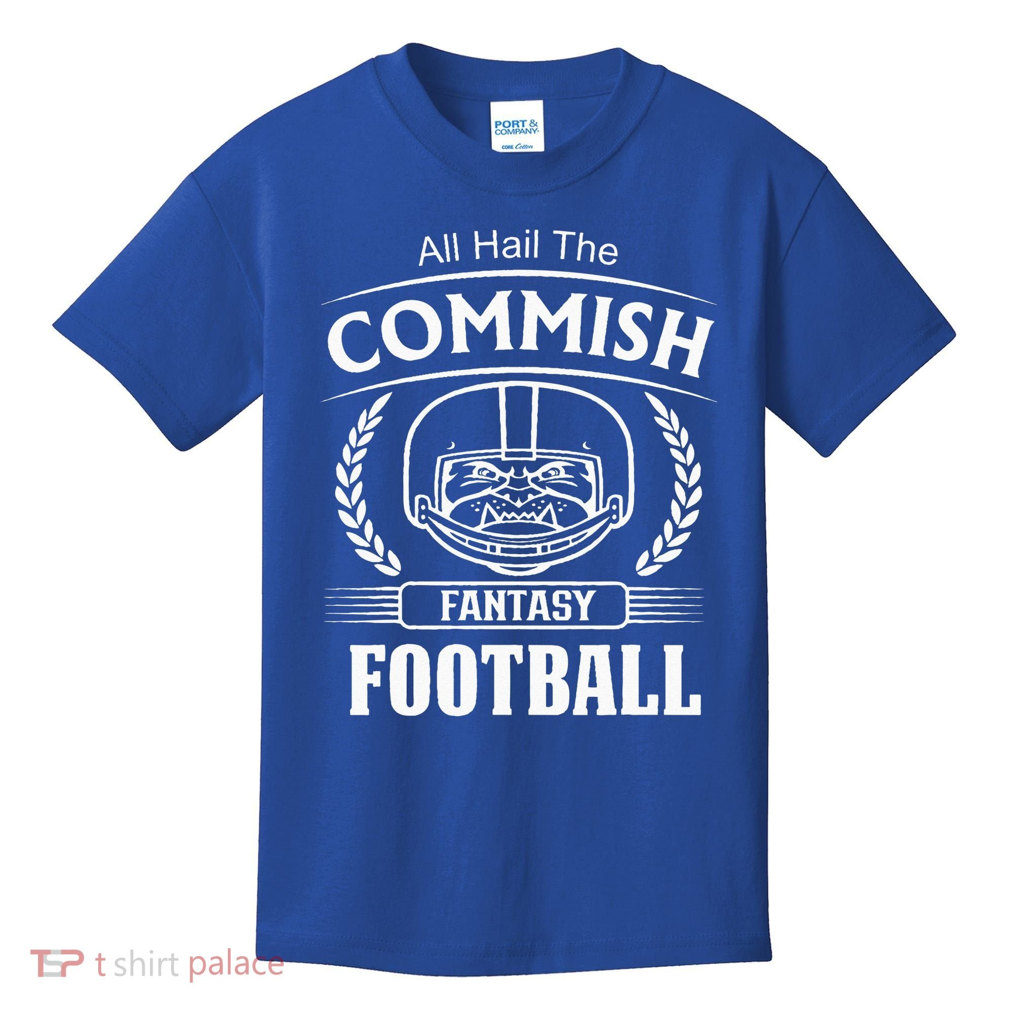 Commissioner Fantasy Football Funny Commish Kids T-Shirt