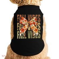 Coquette Floral Fall Vibes Autumn Doggie Tank thumb 0