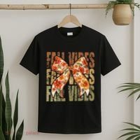 Coquette Floral Fall Vibes Autumn T-Shirt thumb 2