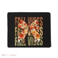 Coquette Floral Fall Vibes Autumn Mousepad thumb 0