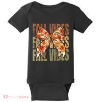 Coquette Floral Fall Vibes Autumn Baby Bodysuit thumb 0