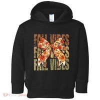Coquette Floral Fall Vibes Autumn Toddler Hoodie thumb 0