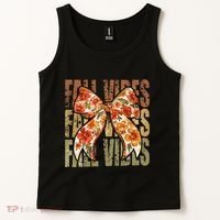 Coquette Floral Fall Vibes Autumn Tank Top thumb 2