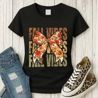 Coquette Floral Fall Vibes Autumn Women's T-Shirt thumb 3