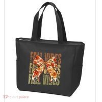 Coquette Floral Fall Vibes Autumn Tote Bag thumb 3