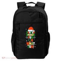 Christmas Forced Family Fun Oh What Fun Backpack thumb 0