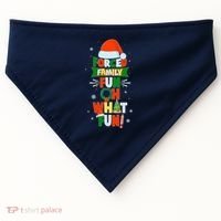 Christmas Forced Family Fun Oh What Fun USA-Made Doggie Bandana thumb 0