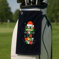 Christmas Forced Family Fun Oh What Fun Golf Towel thumb 2