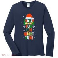 Christmas Forced Family Fun Oh What Fun Women's Long Sleeve Shirt thumb 0
