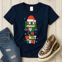 Christmas Forced Family Fun Oh What Fun Women's T-Shirt thumb 3