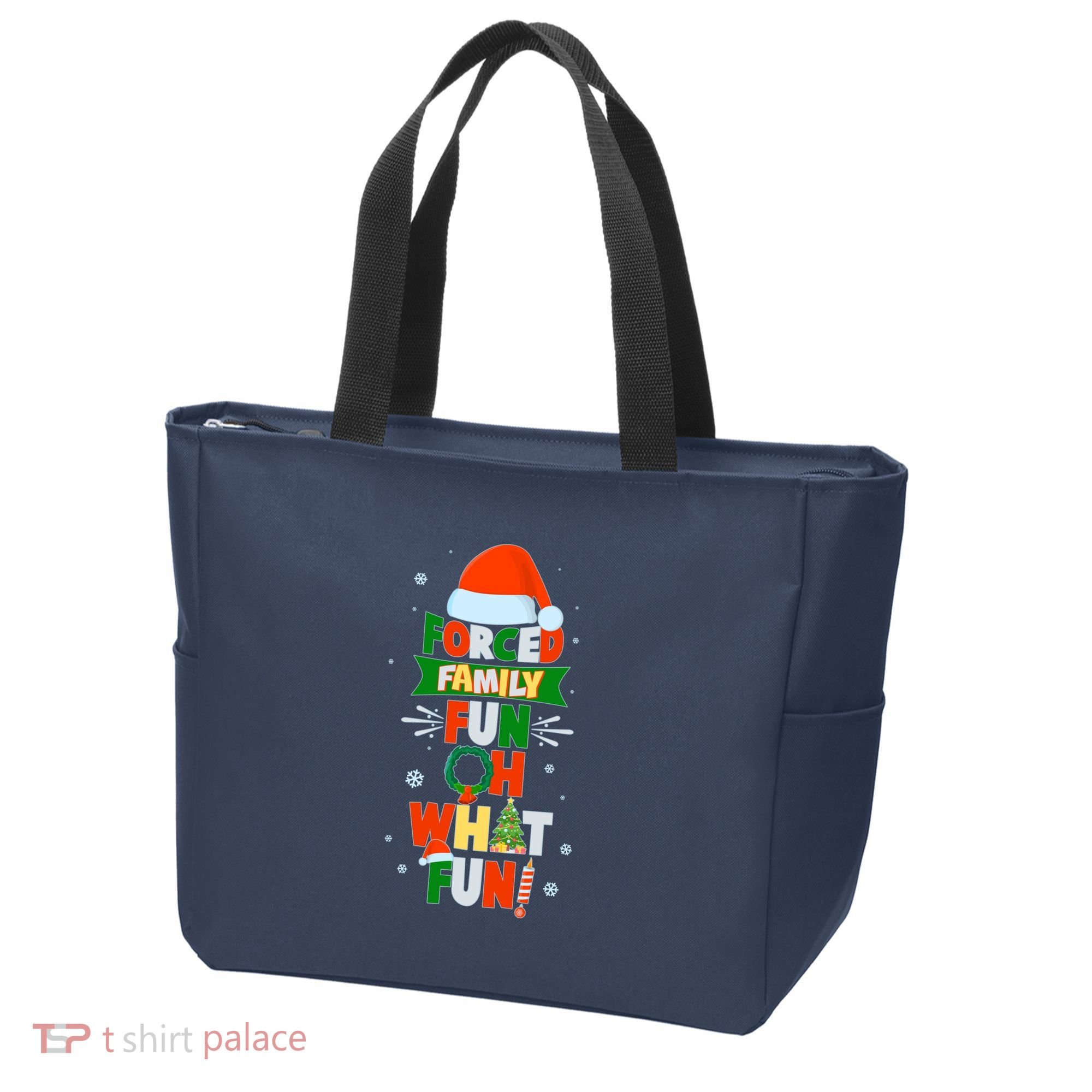 Christmas Forced Family Fun Oh What Fun Tote Bag