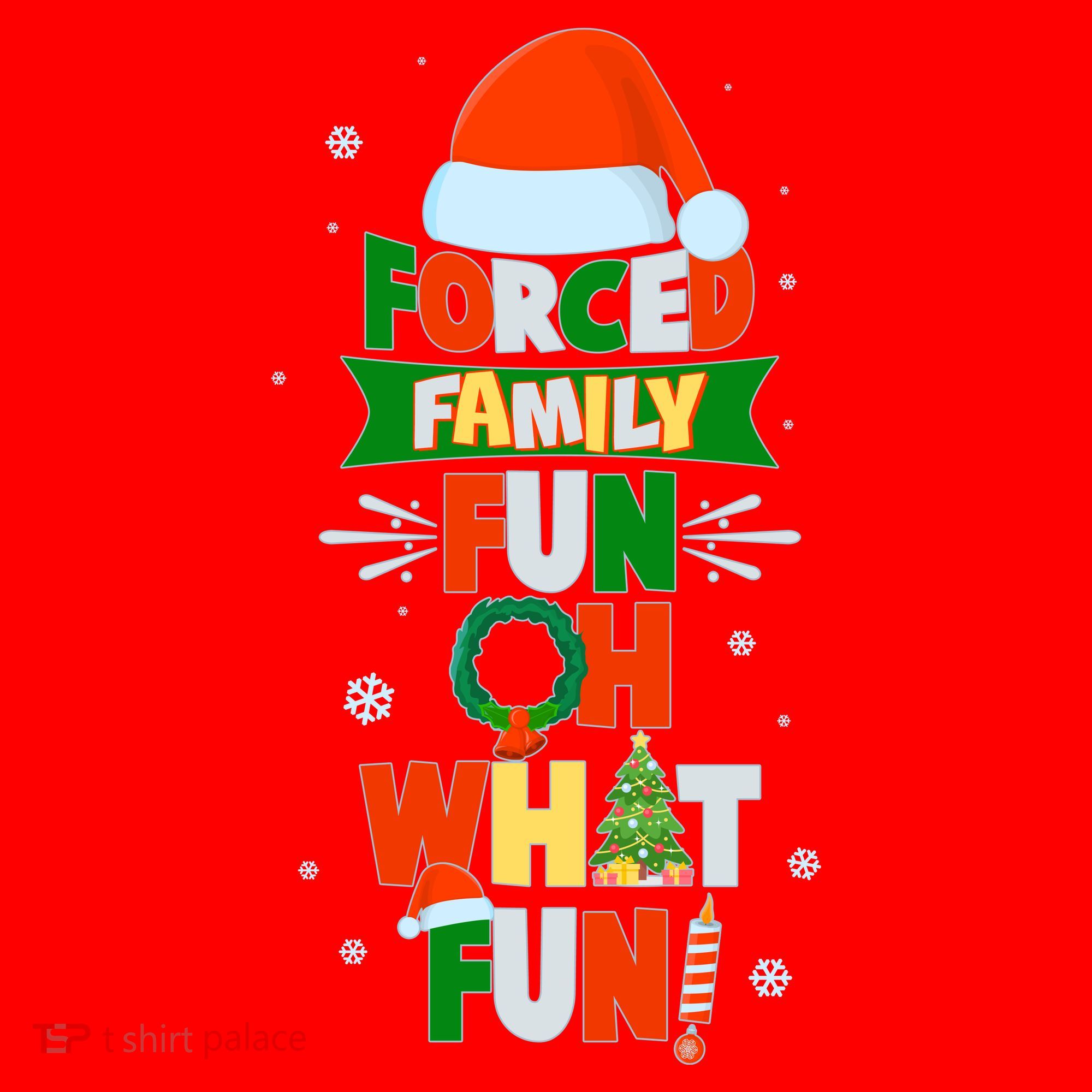 Christmas Forced Family Fun Oh What Fun Santa Hat