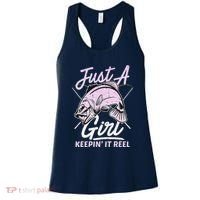 Cute Fishing Funny Keeping It Reel Women Girl Purple Pink Women's Tank Top thumb 0