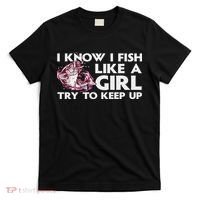 Cool Fishing For Women Trout Angler Bass Fish Hunting T-Shirt thumb 0